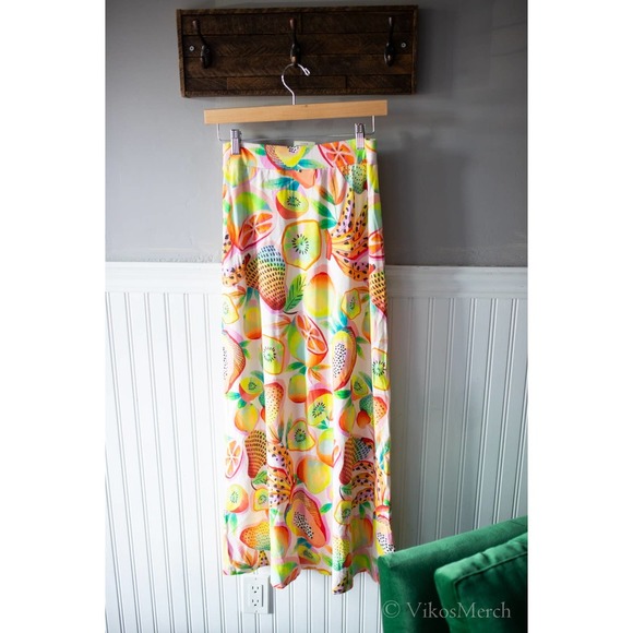 Anthropologie Farm Rio Fruits Maxi Skirt XS - Picture 6 of 6